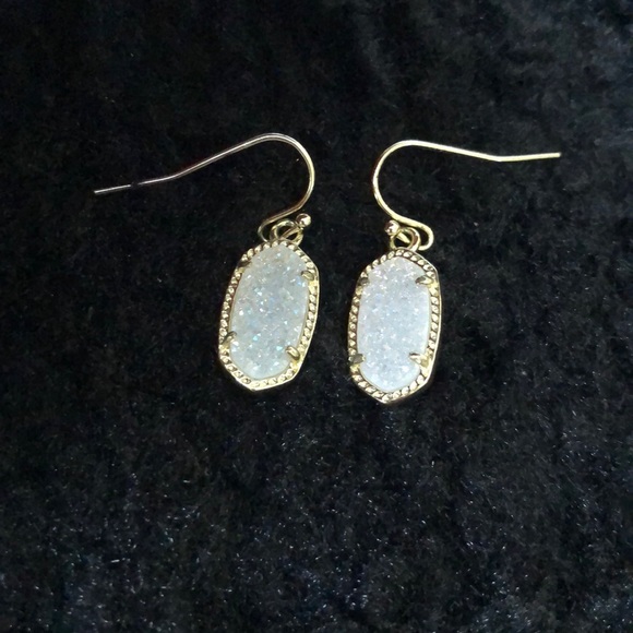 Kendra Scott Iridescent Drusy Lee earrings - Picture 1 of 2